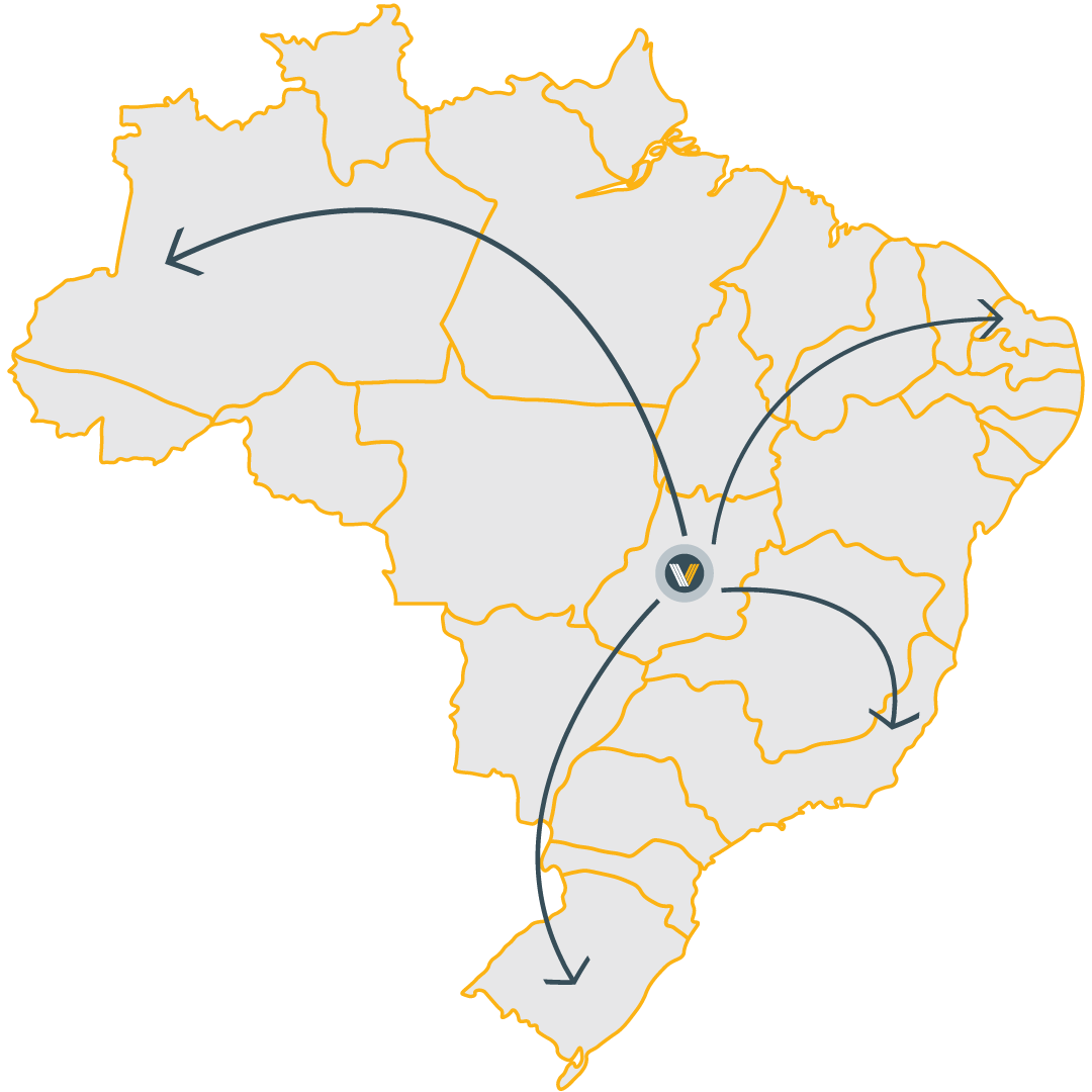 <span class="color-secondary">Atuação</span> em todo território nacional.